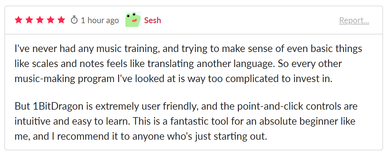 1BITDRAGON Desktop user testimonial 08