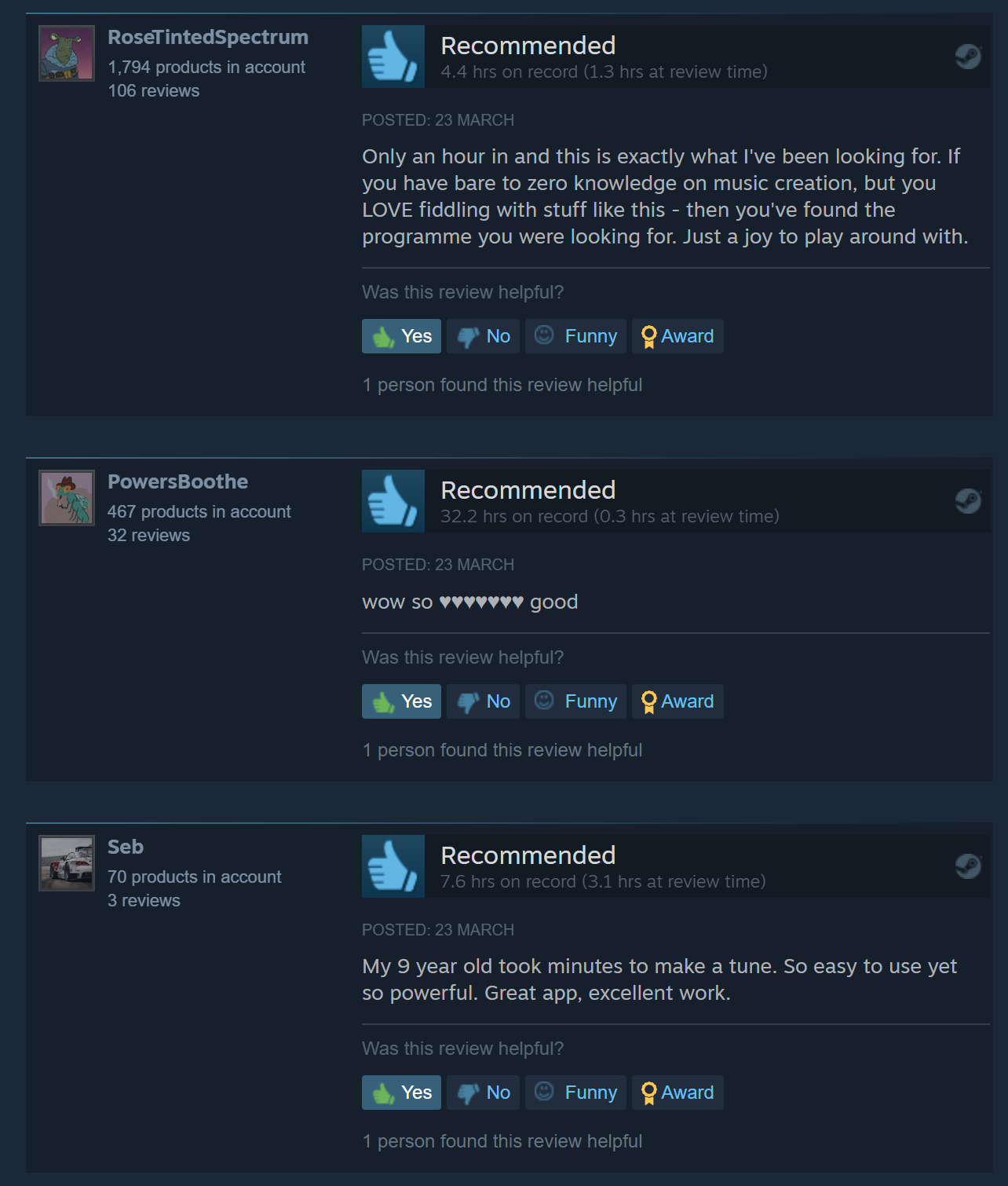 1BITDRAGON Desktop user testimonial 11