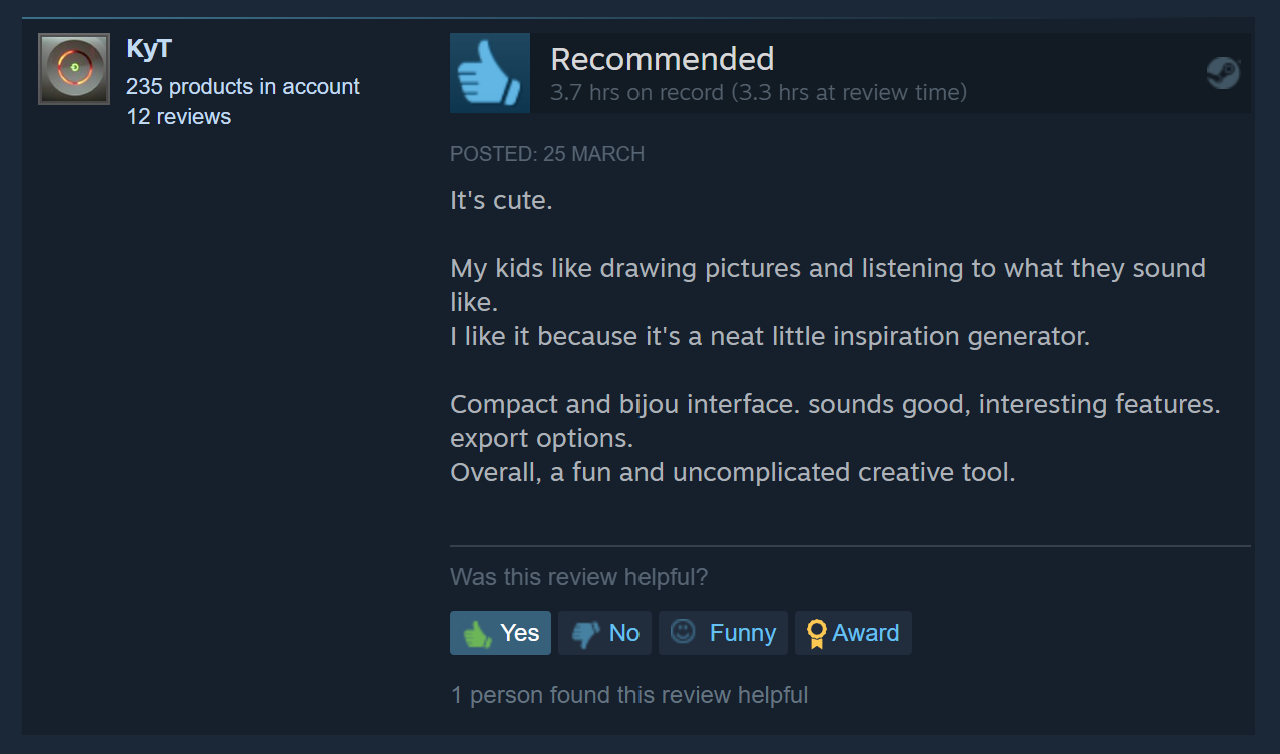 1BITDRAGON Desktop user testimonial 12