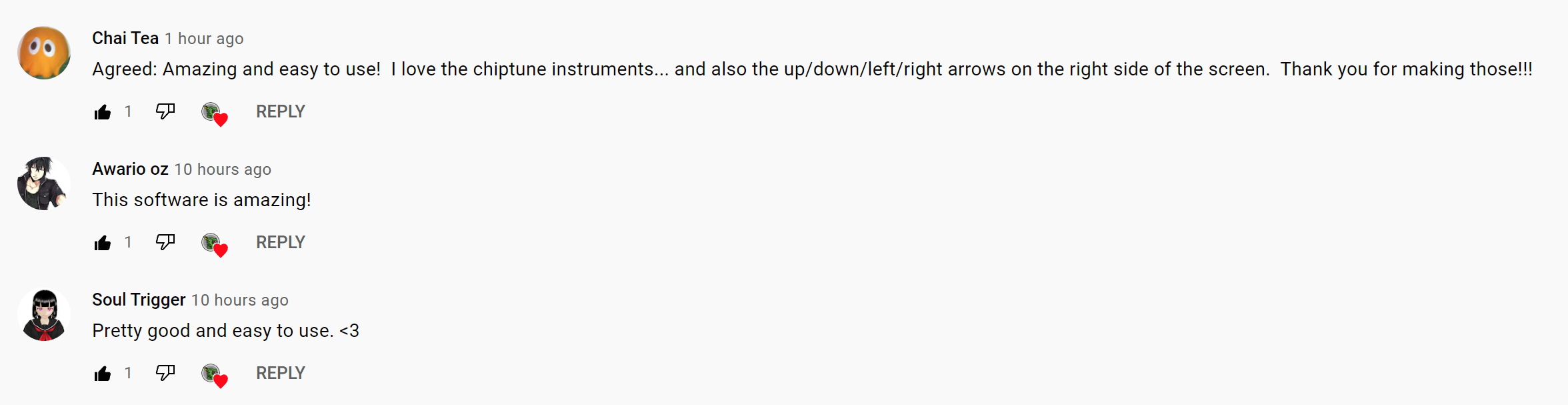 1BITDRAGON Desktop user testimonial 14